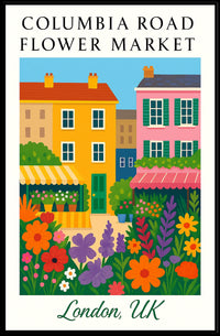 Columbia Road Flower Market Poster
