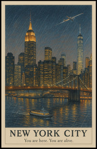 New York City A Vibrant Metropolis Poster