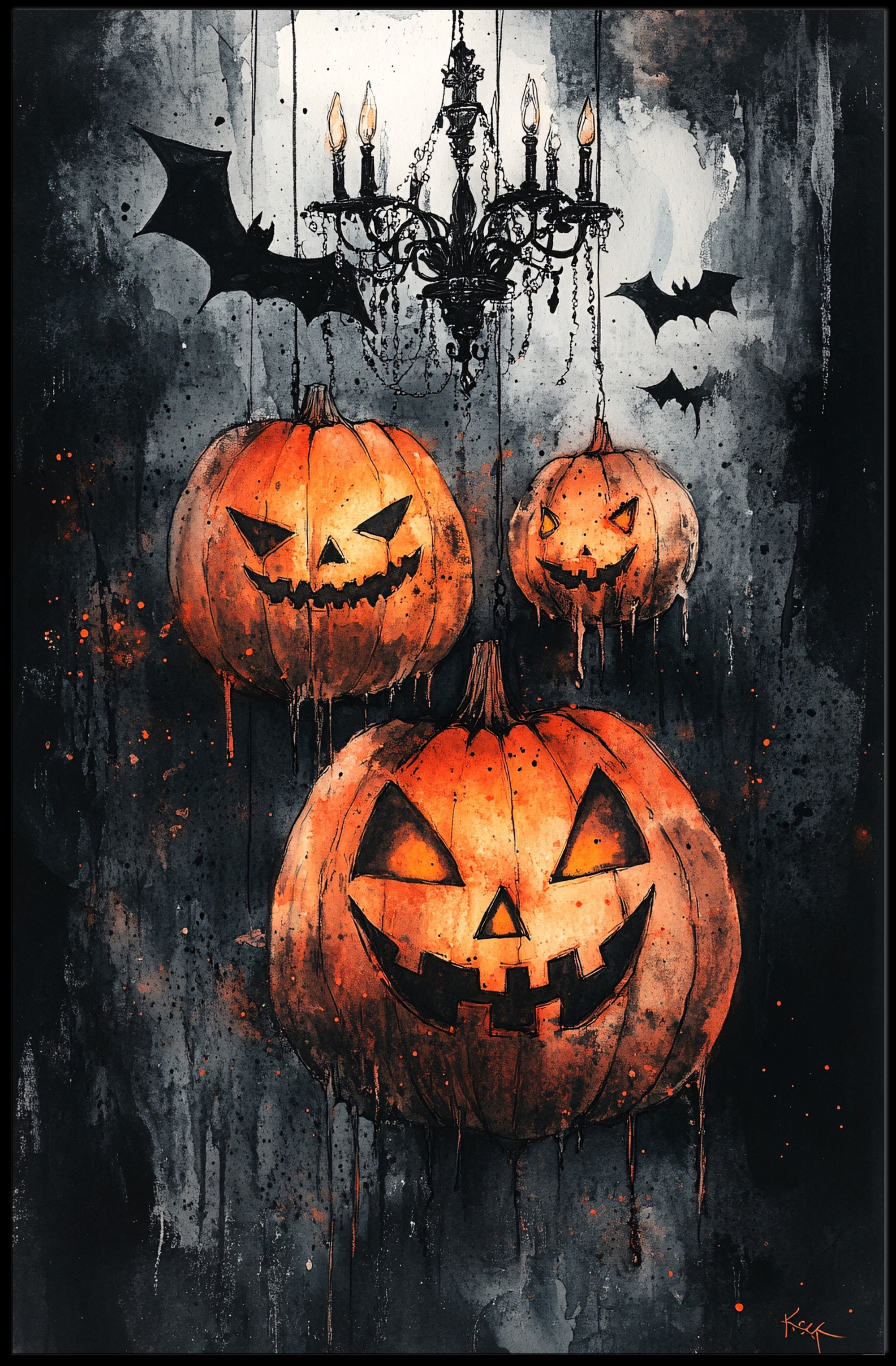 Haunted Halloween Night Poster