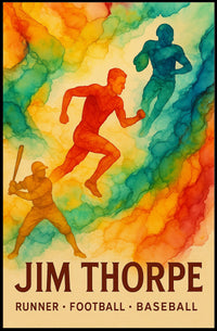 Jim Thorpe Multisport Legend Poster
