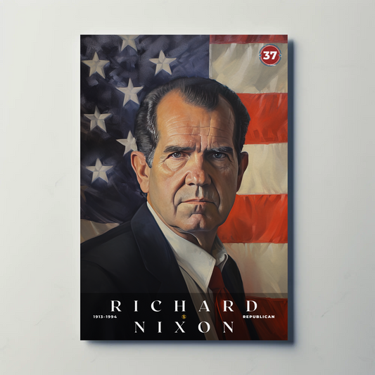 Richard Nixon 37th President Of The United States Portrait