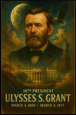 Ulysses Grant Patriotic Neoclassical Realism Poster