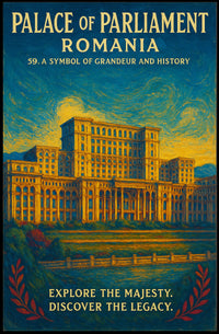Palace Of Parliament Romania Poster