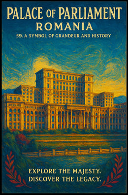 Palace Of Parliament Romania Poster