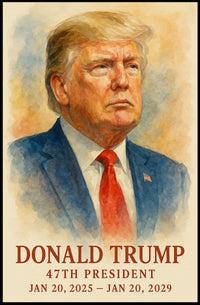 Visionary in Command Donald Trump Poster