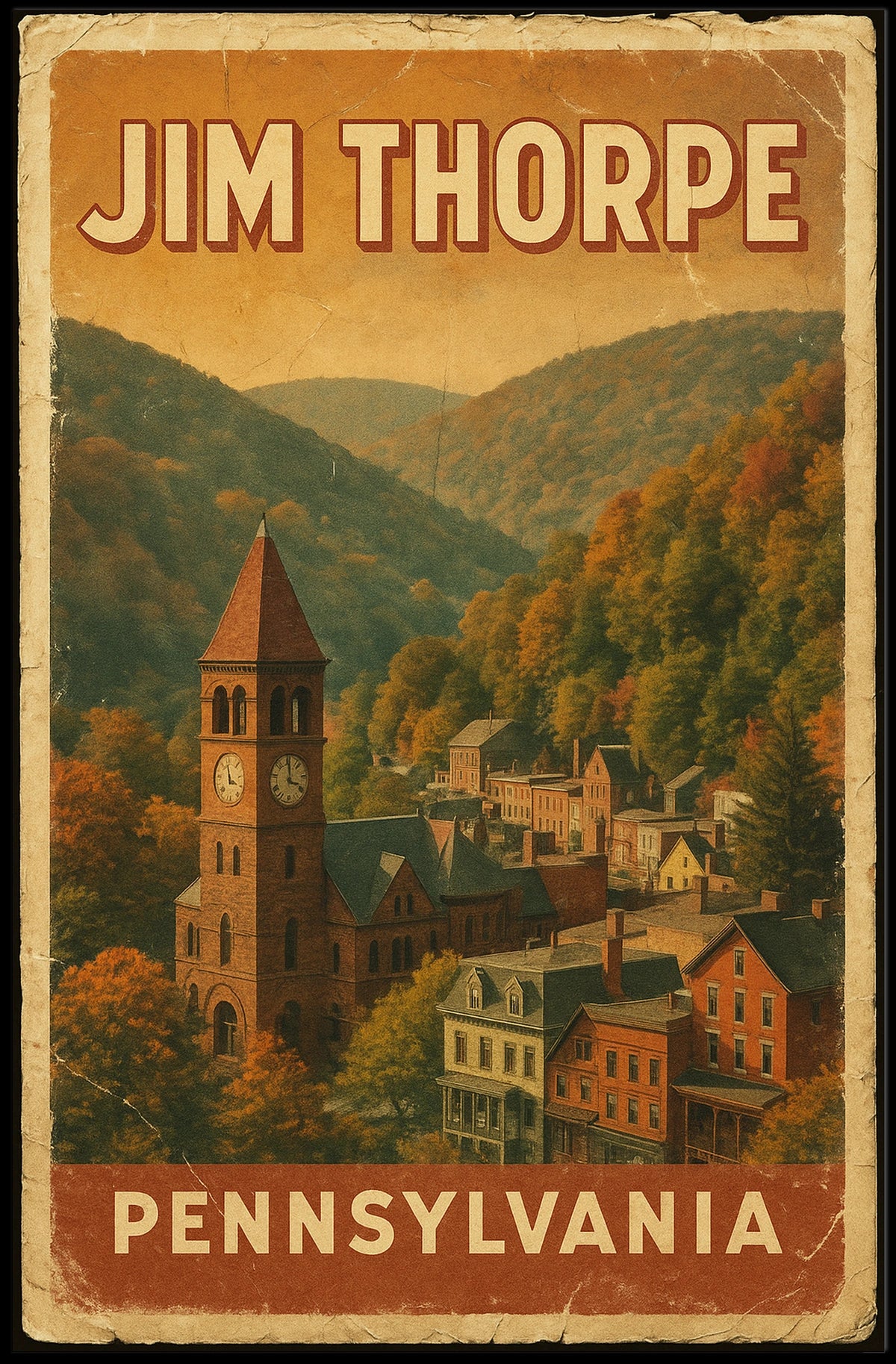 Jim Thorpe, Pennsylvania Poster