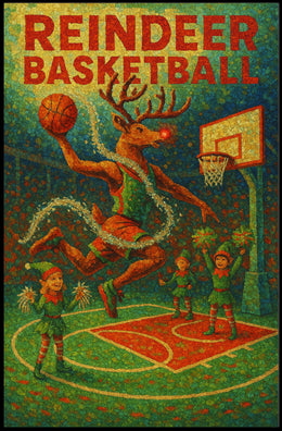 Reindeer Basketball Extravaganza Poster