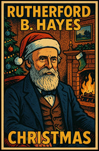 Rutherford B. Hayes Christmas Poster