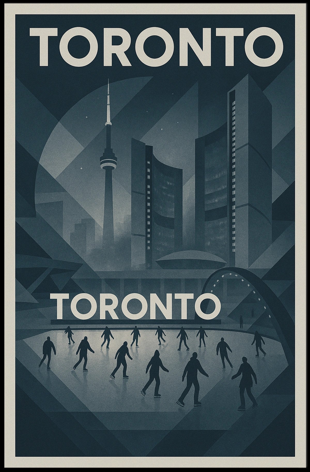 Toronto Cityscape Poster