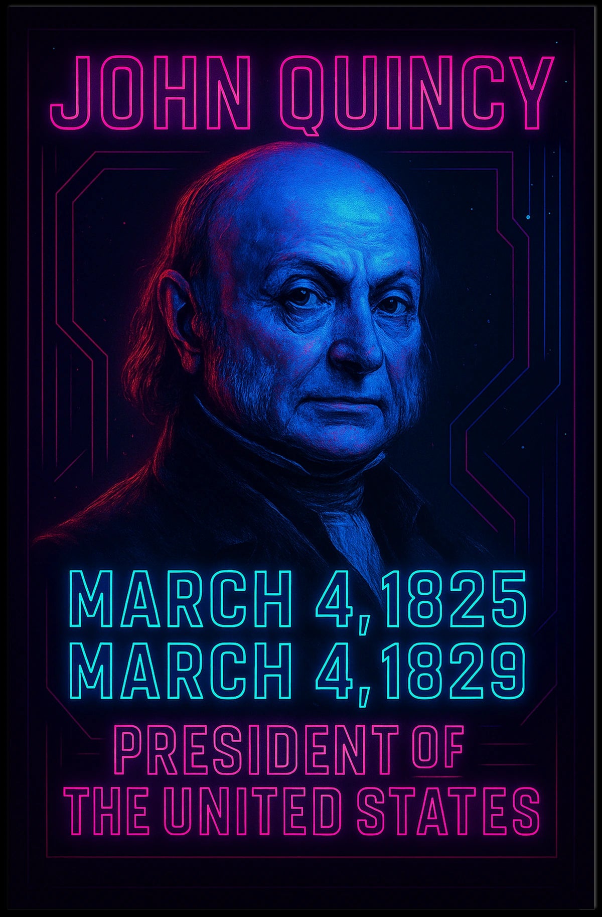 John Quincy Adams 6th President Poster