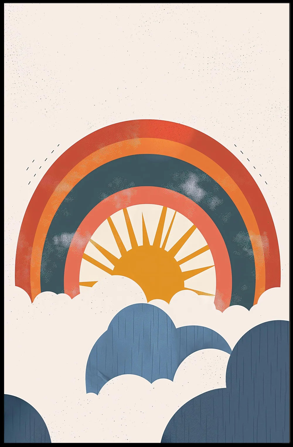 Futuristic Cityscape Art Deco Era Poster