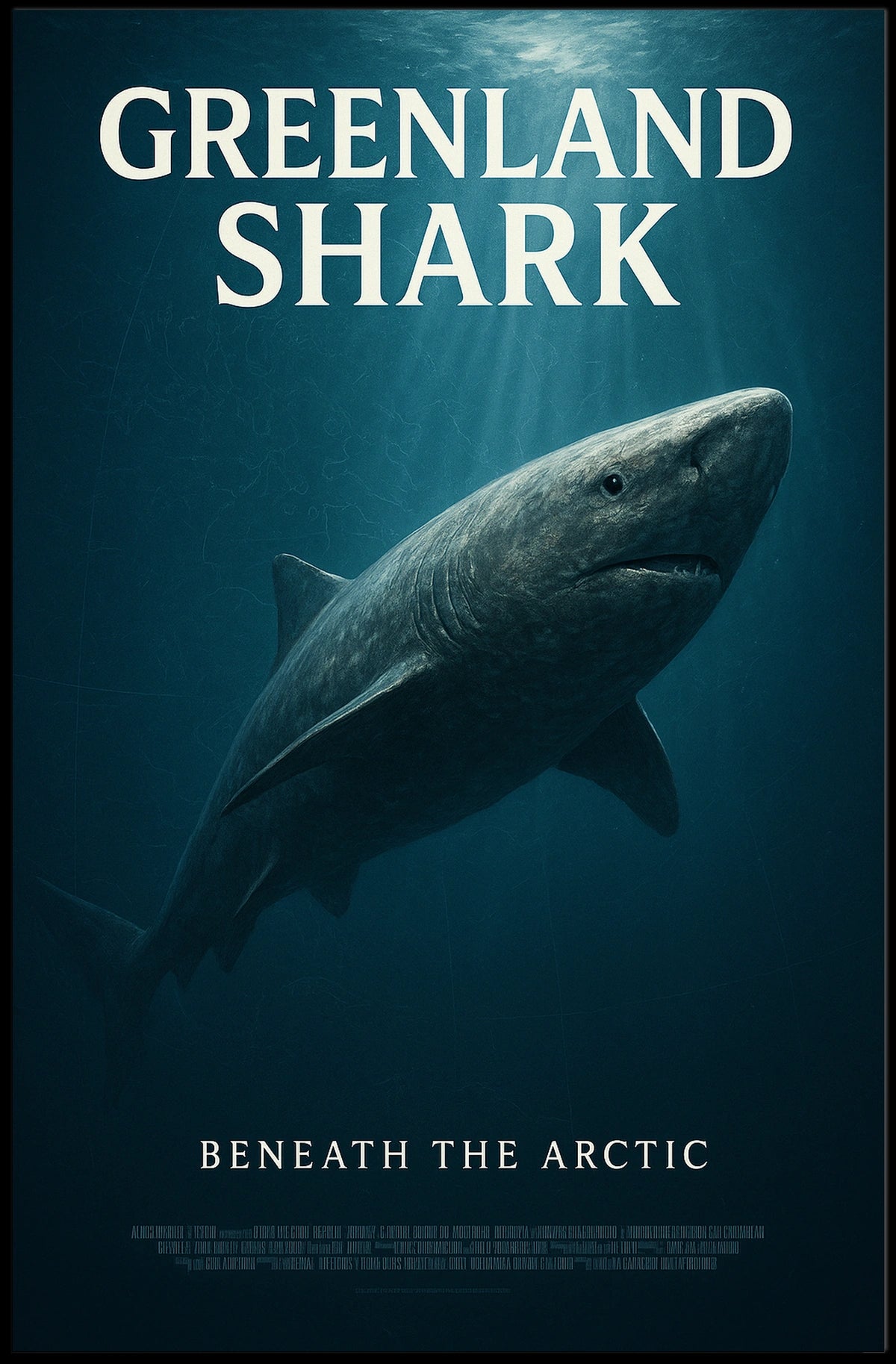 Greenland Shark Beneath the Arctic Poster