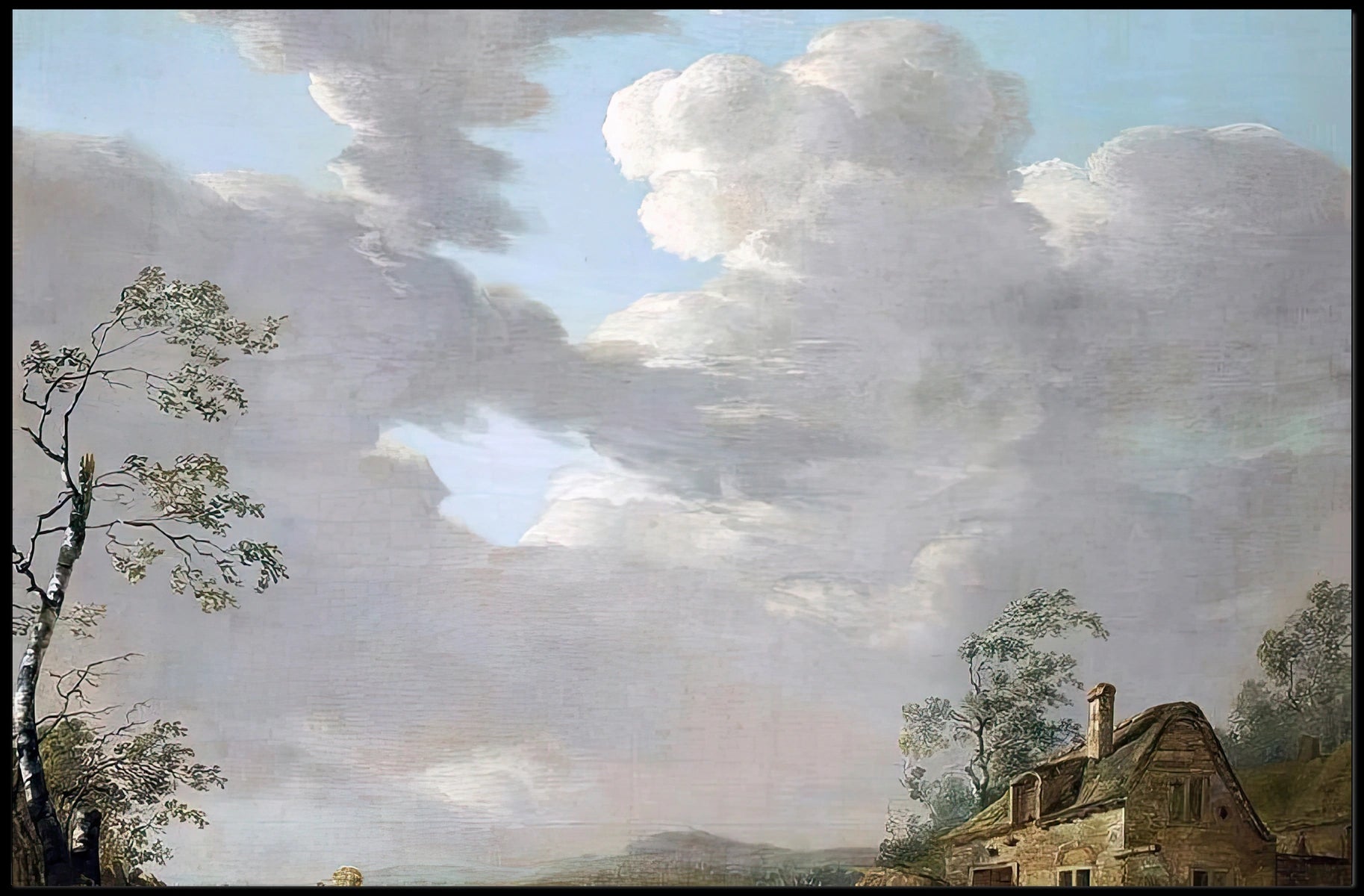 Pastoral Countryside Landscape Art Classic European Poster