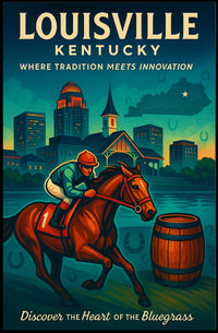 Louisville, Kentucky Where Tradition Meets Innovation Poster