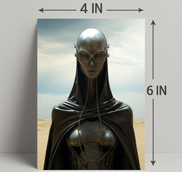 Futuristic Sentinel Poster