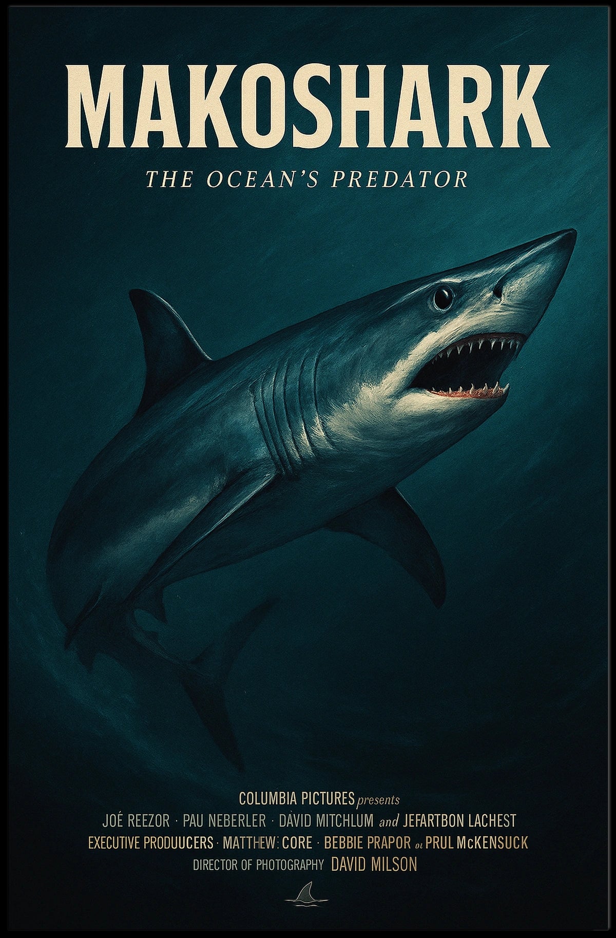 Makoshark The Oceans Predator Poster