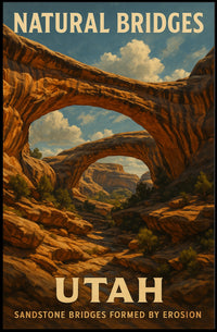 Natural Bridges Of Utah Poster