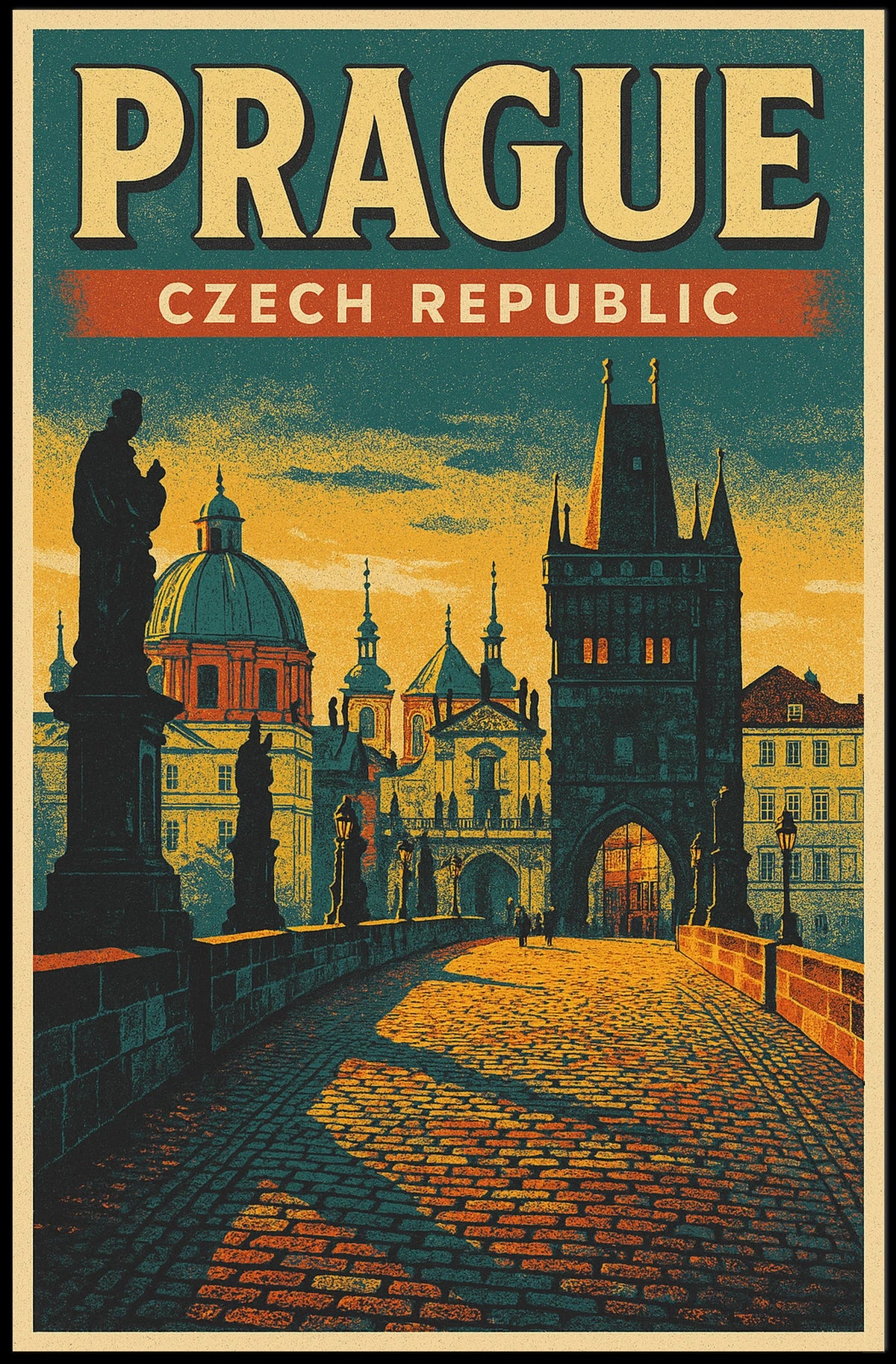 Prague A Timeless Cityscape Poster