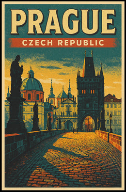 Prague A Timeless Cityscape Poster