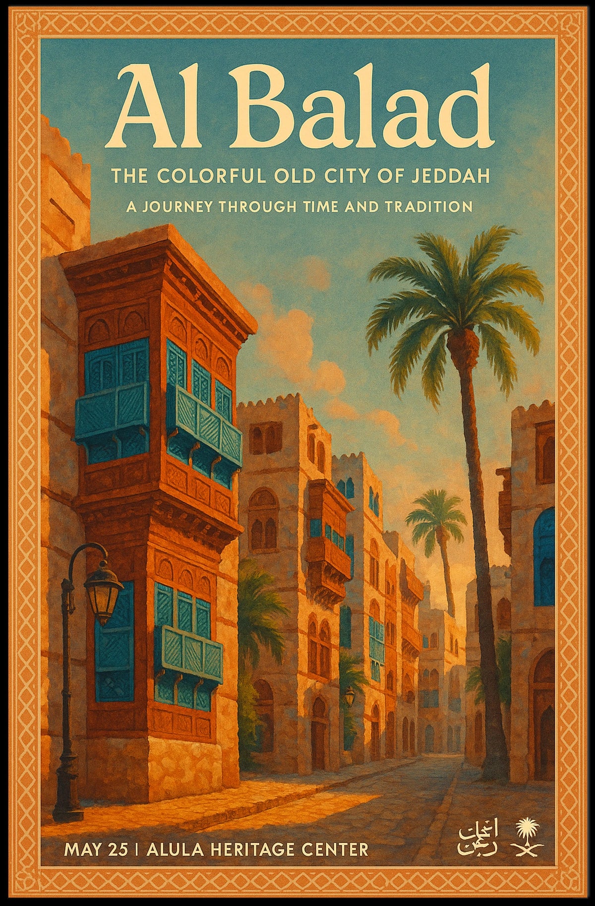 Al Balad The Colorful Old City Of Poster