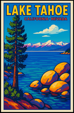 Lake Tahoe Scenic Poster