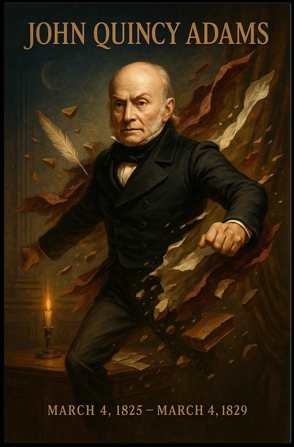 John Quincy Adams Poster
