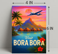 Visit Bora Bora Poster PosterGoat
