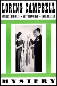 Vintage Magic Show Poster Featuring Loring Campbell - Cultural Poster