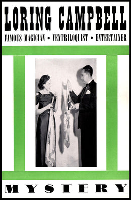 Vintage Magic Show Poster Featuring Loring Campbell - Cultural Poster