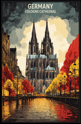 Cologne Cathedral in Germany Poster