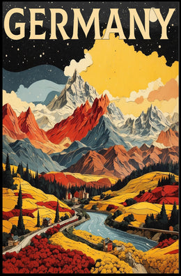 Germany A Scenic Journey Poster