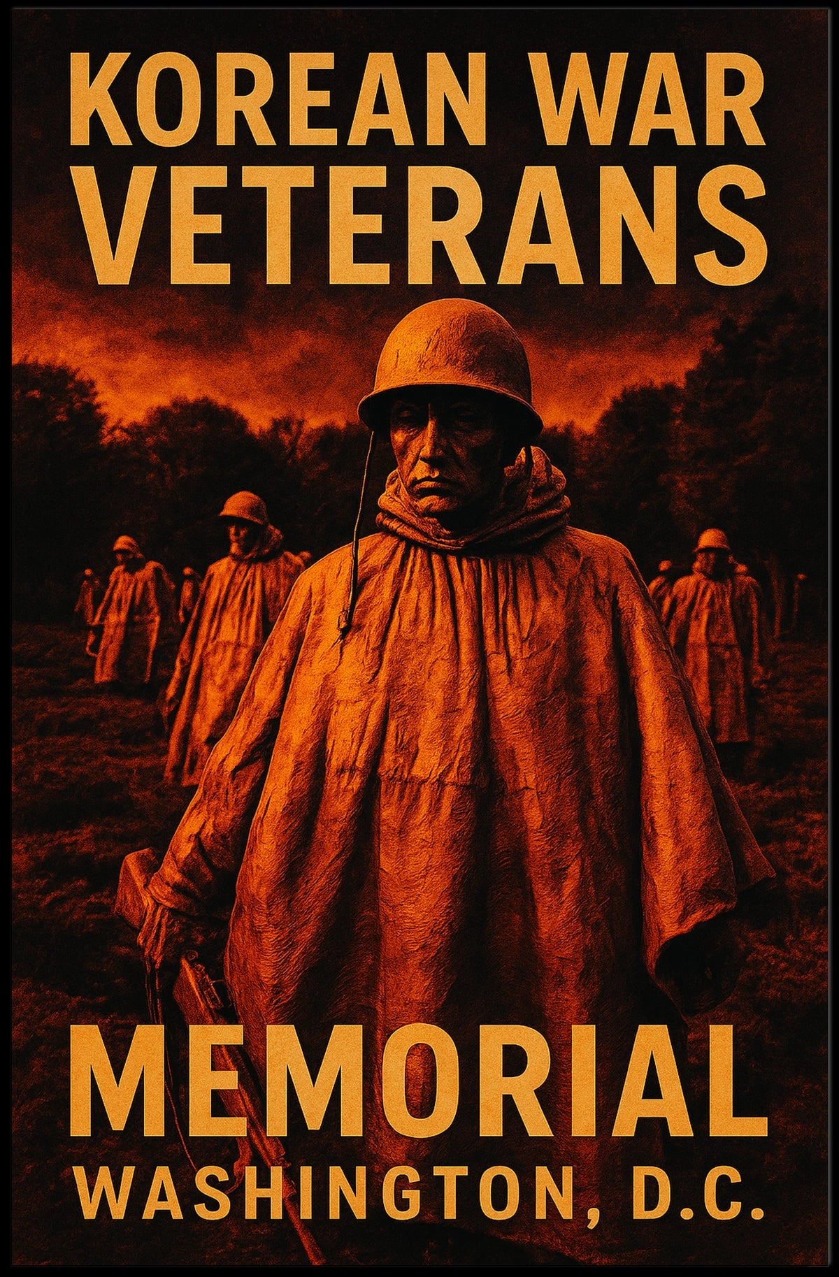 Korean War Veterans Memorial Poster