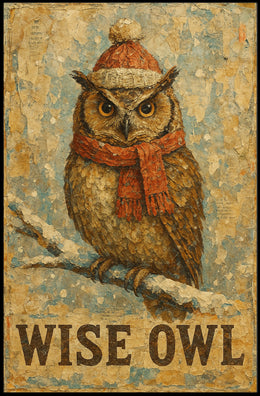 Wise Owl Poster