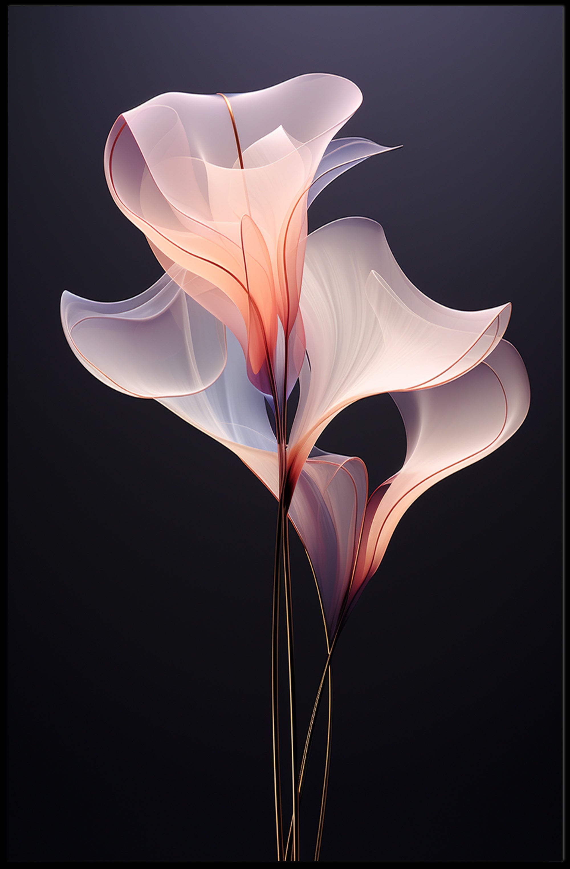 Ethereal Blossoms Poster PosterGoat