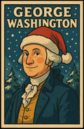 George Washington In Festive Attire Poster