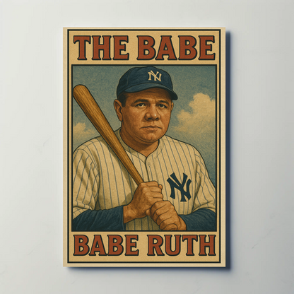 The Babe Ruth Poster 2 Vintage Poster