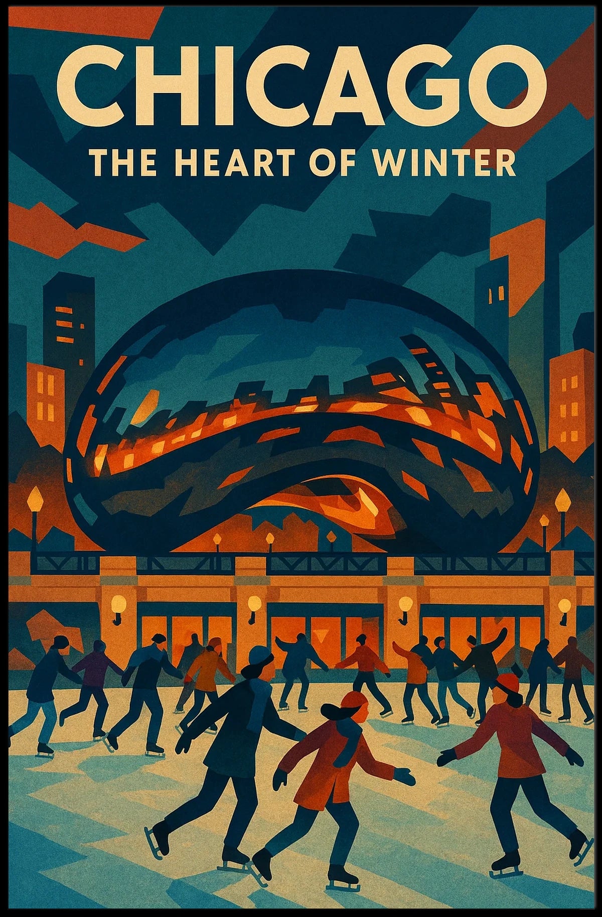 Chicago The Heart Of Winter Poster