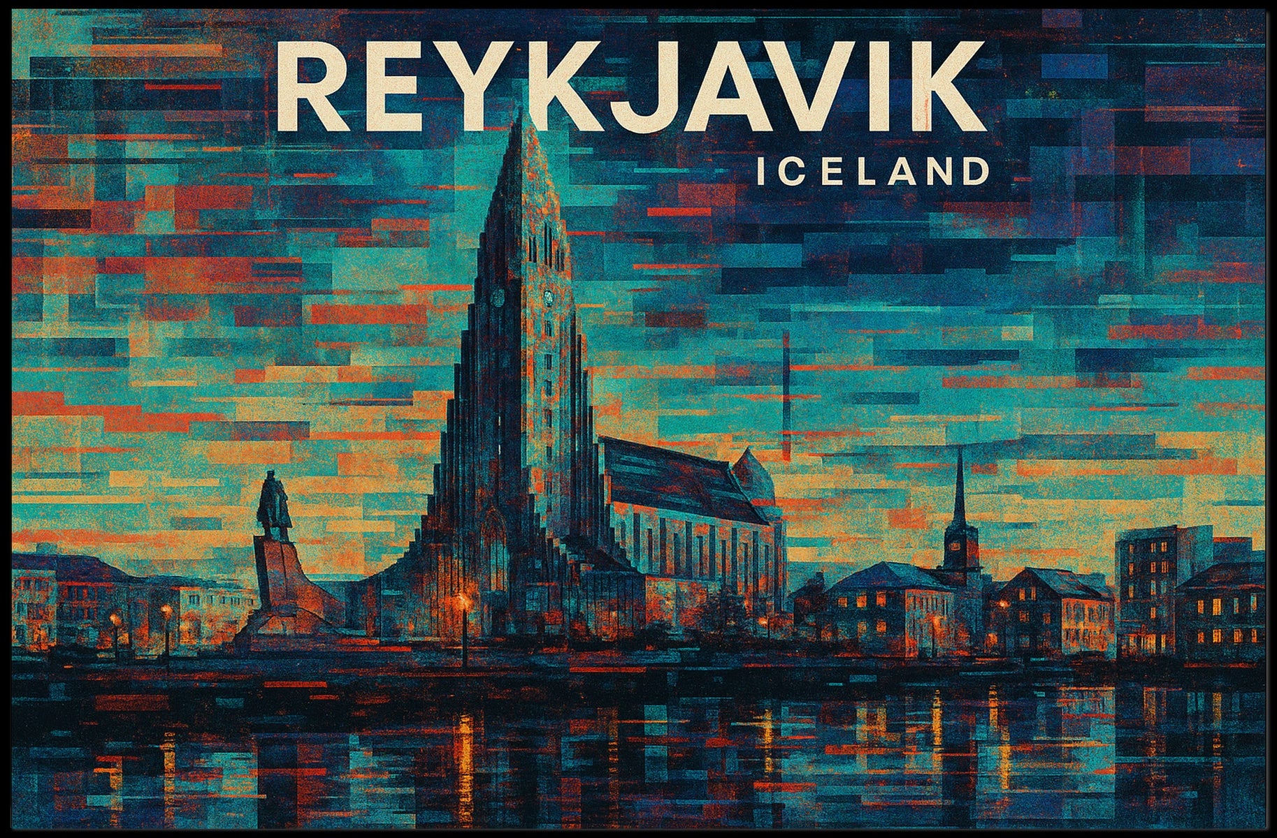 Reykjavik, Iceland Poster