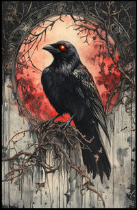 The Enigmatic Raven Poster