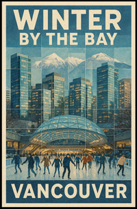 Winter By The Bay Vancouver Poster