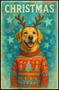 Winter Cityscapes Christmas Poster