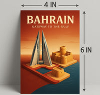 Bahrain Gateway to the Gulf Cultural Heritage Poster