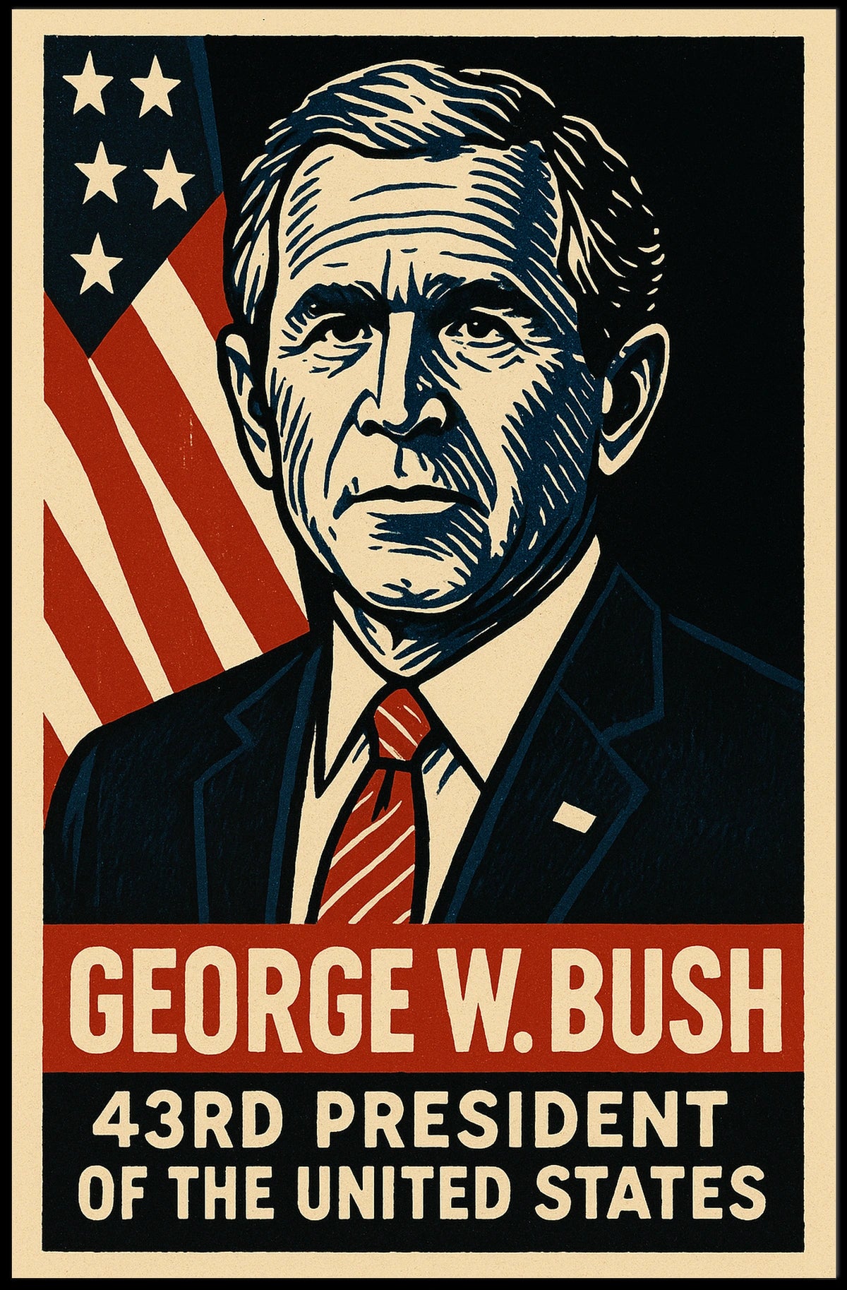 George W. Bush 43Rd President Poster