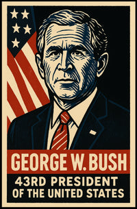 George W. Bush 43Rd President Poster