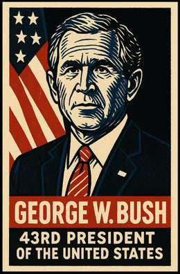 George W. Bush 43Rd President Poster