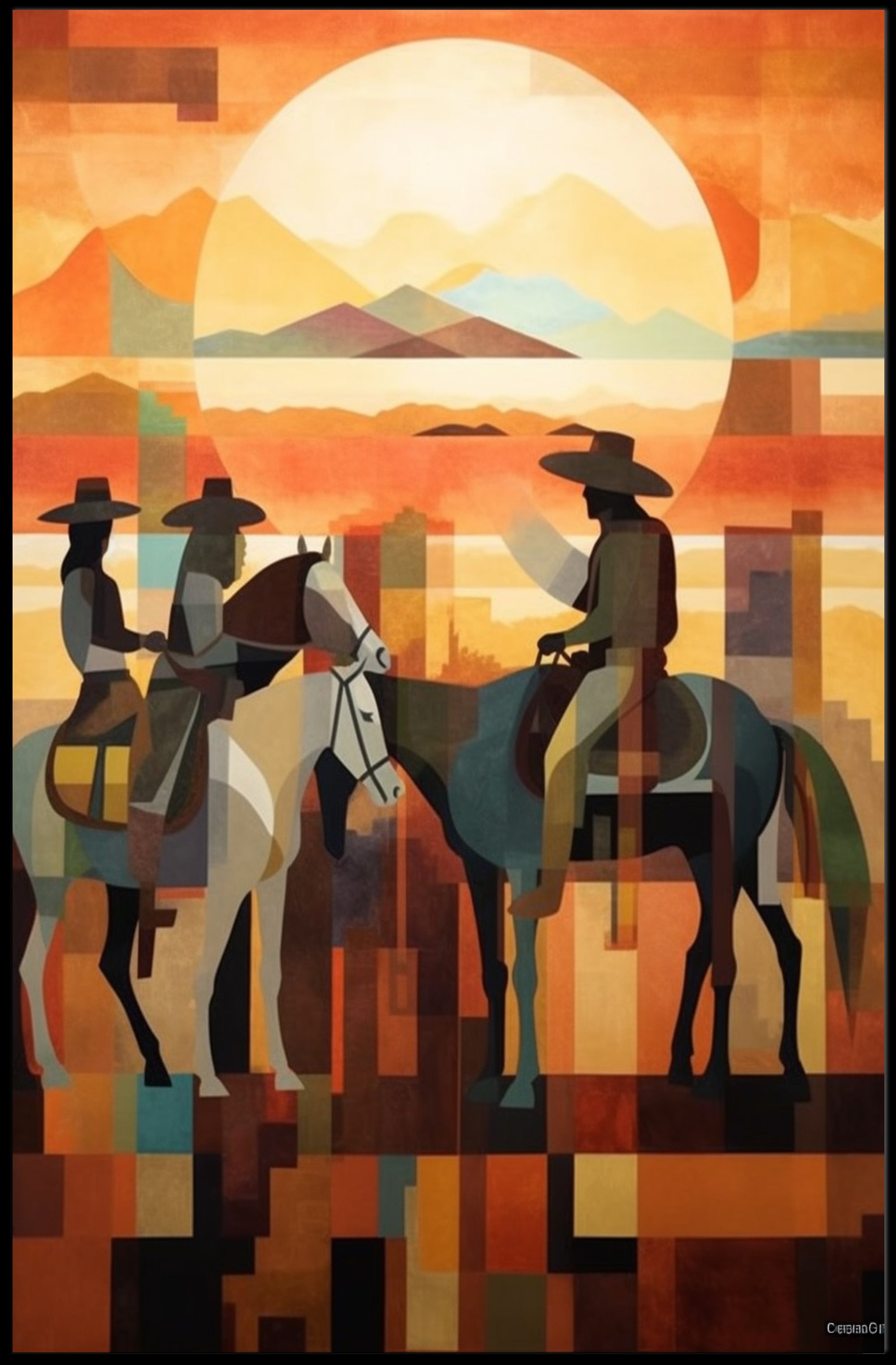 Sunset Riders Poster