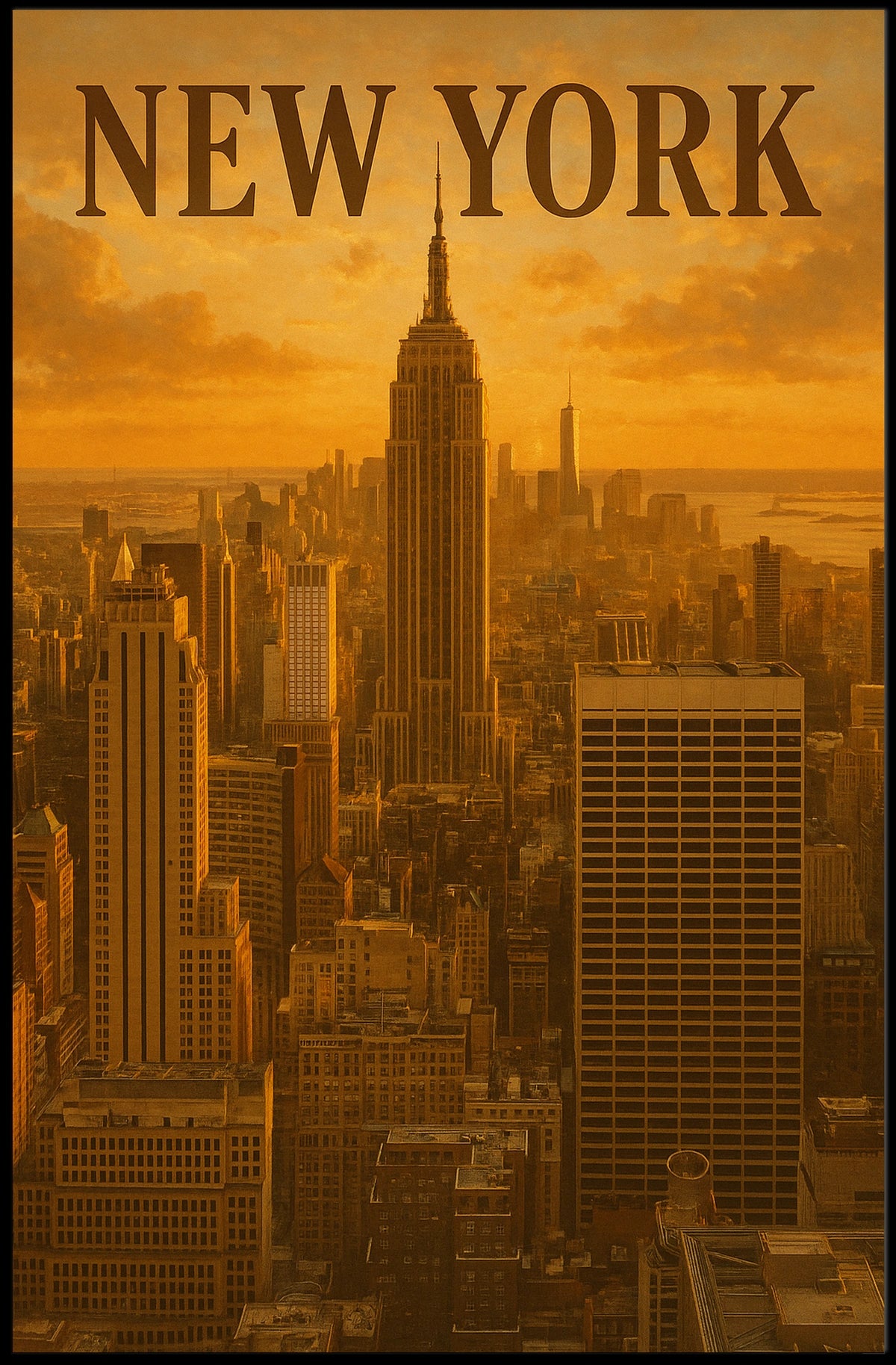 New York Skyline Poster