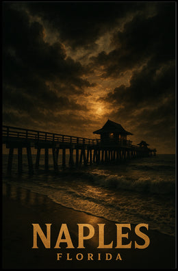 Naples, Florida Sunset Serenity Poster