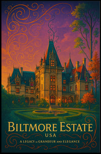 Biltmore Estate A Legacy of Grandeur Poster
