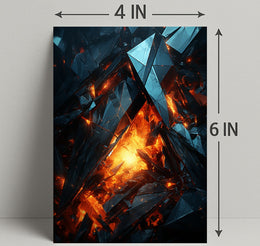 Crystalline Inferno Poster